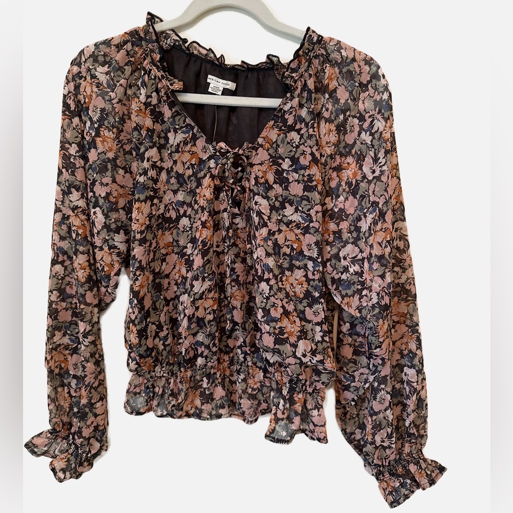 American Eagle Women’s Floral Blouse